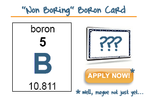 Boron Credit Card